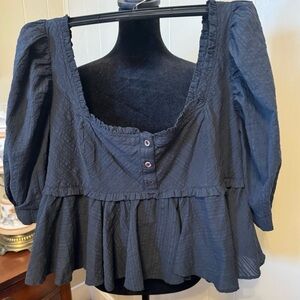 BUNDLE!!! Two shirts, one Free People and one Chelsea and Violet both adorable!